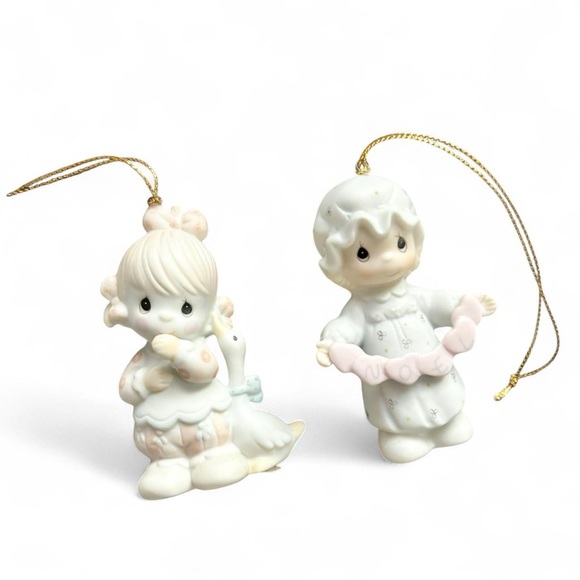 Vintage Precious Moments Holiday Christmas Ornaments W/ Box - Picture 2 of 5